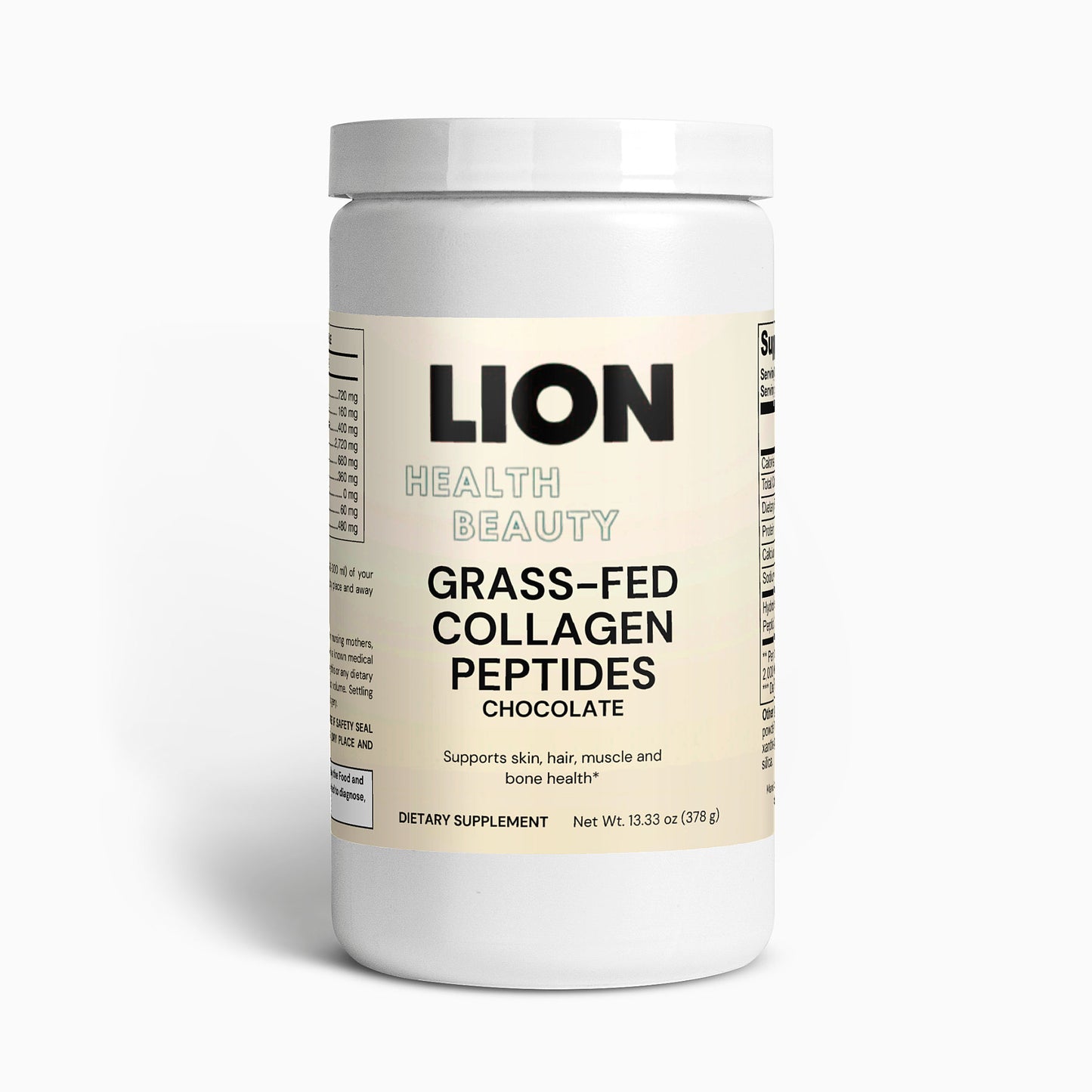 Grass-Fed Collagen Peptides Powder (Chocolate)