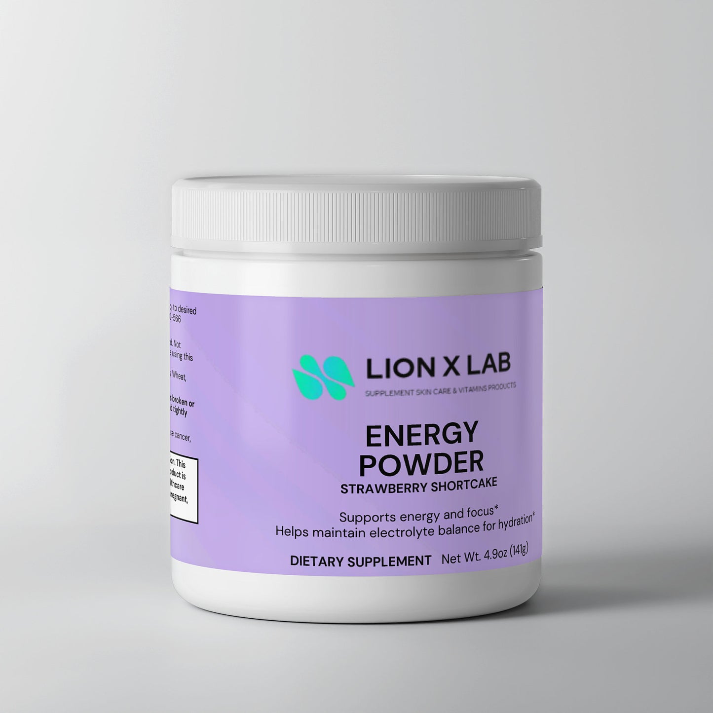 Energy Powder (Strawberry Shortcake)