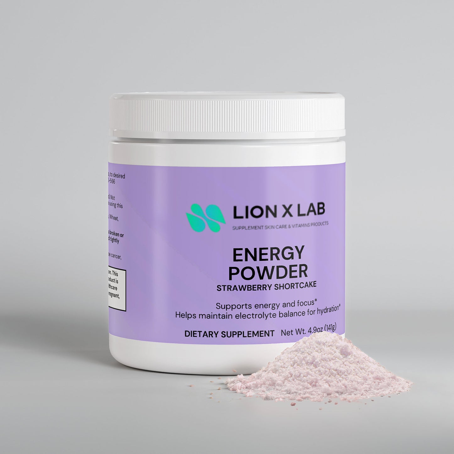 Energy Powder (Strawberry Shortcake)