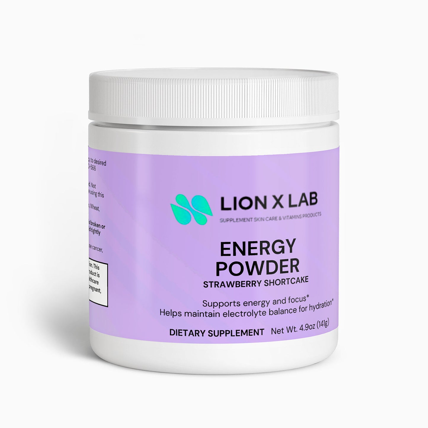 Energy Powder (Strawberry Shortcake)