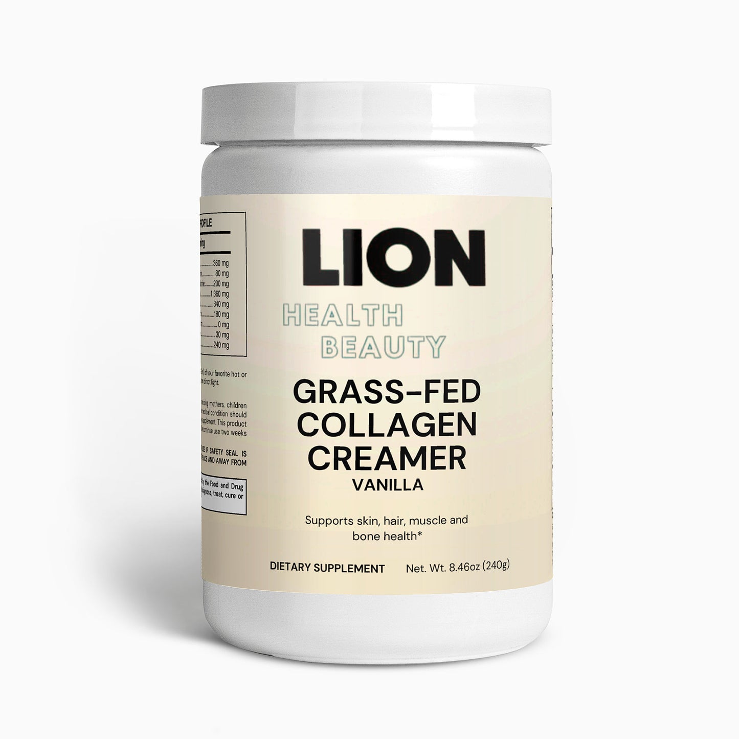 Grass-Fed Collagen Creamer (Vanilla)