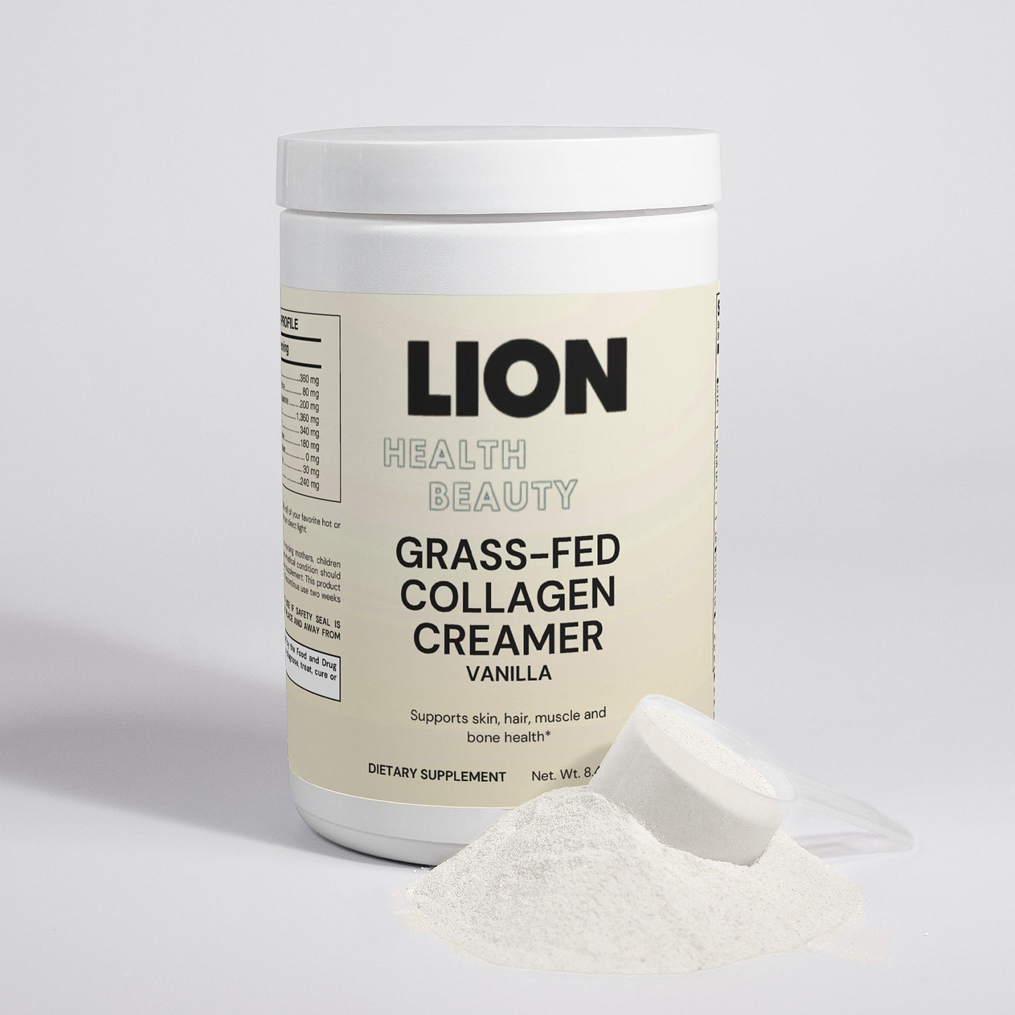 Grass-Fed Collagen Creamer (Vanilla)