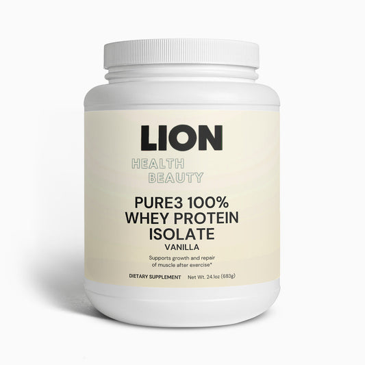 Pure3 100% Whey Protein Isolate (Vanilla)