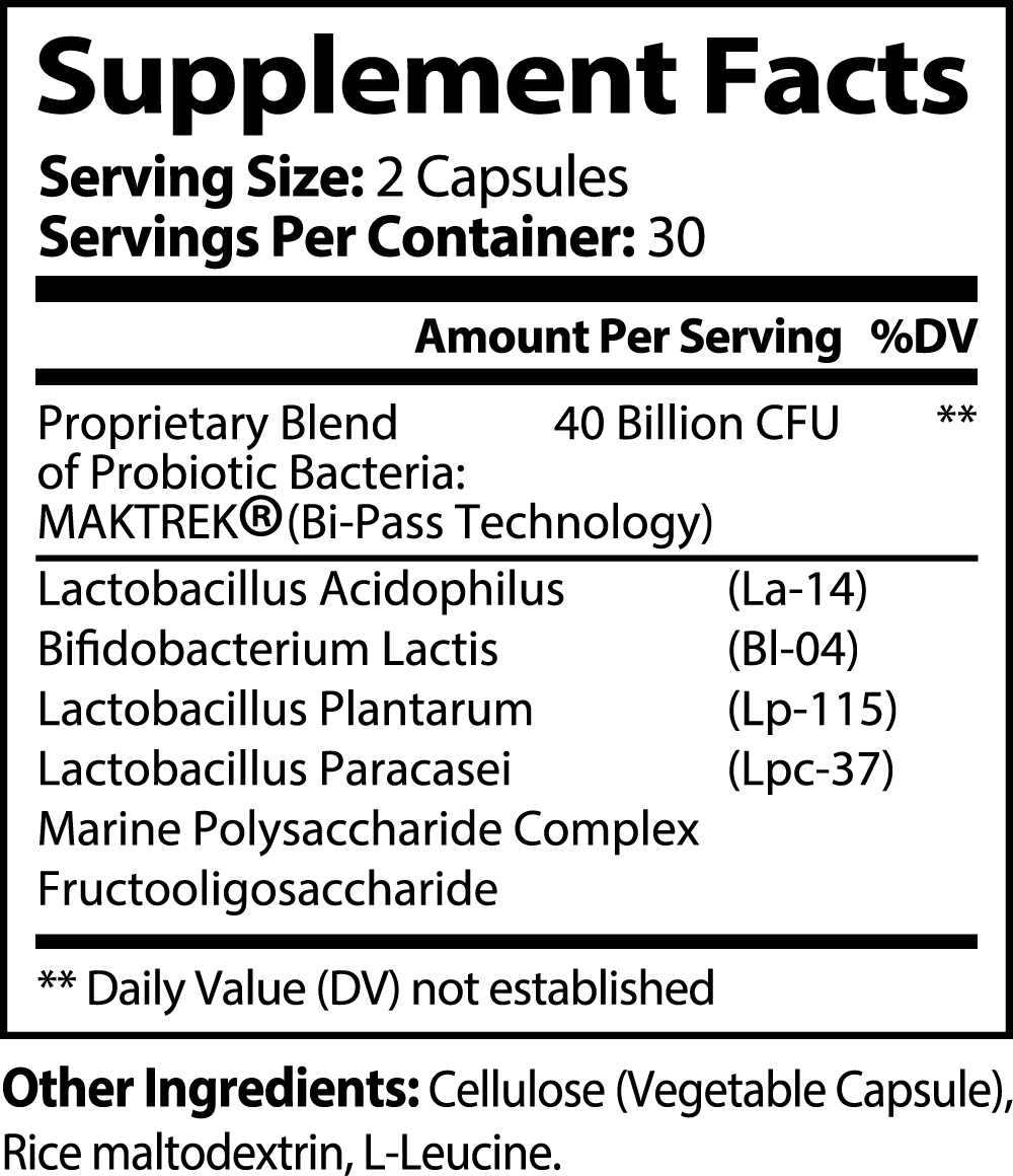 Probiotic 40 Billion mit Präbiotika