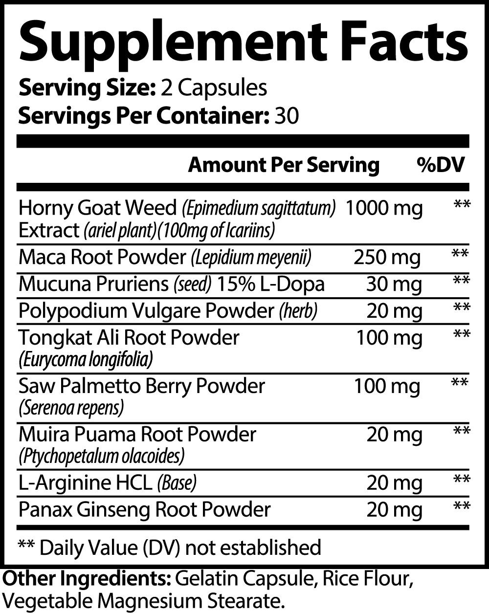 Horny Goat Weed-Mischung