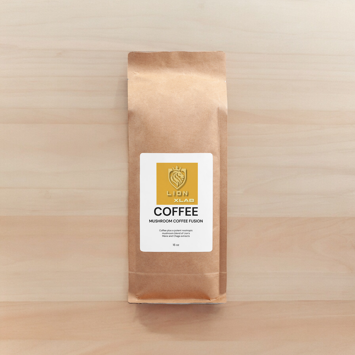 Pilzkaffee-Fusion – Löwenmähne und Chaga, 16 oz